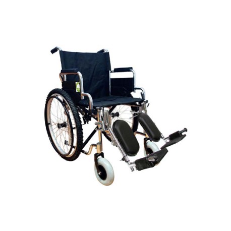 Silla de Ruedas TT 20″ Cromada con Elevapiernas.