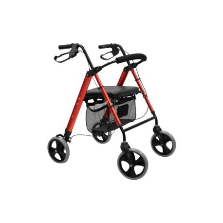 Andadera ROLLATOR de aluminio ligera plegable.